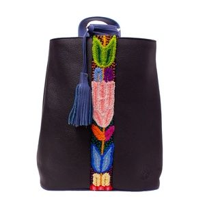 Cristina Orozco Black Leather Backpack